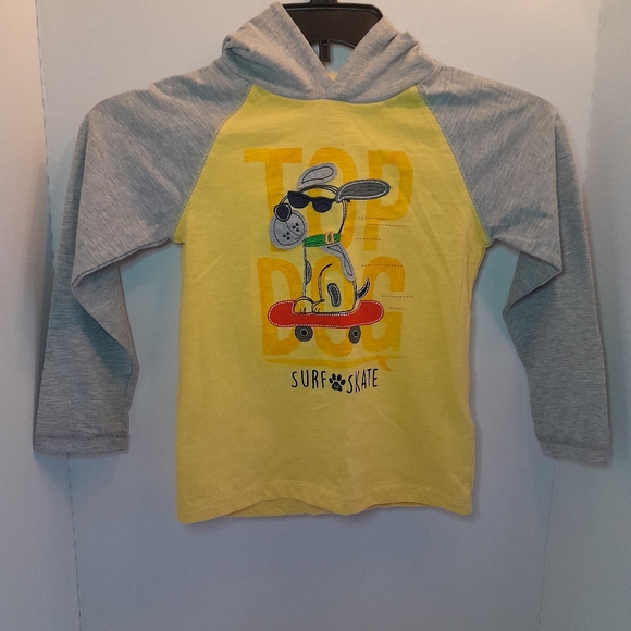 2 Pack Children's Plain Black Long Sleeve Tshirt And Kids Headquarters Top Dog 6 - Picture 2 of 12